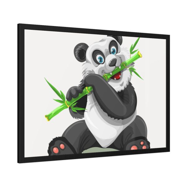 93855-457.jpg Cartoon Panda Framed Poster