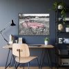 Pink Oldtimer Car Framed Poster