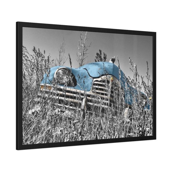 93855-469.jpg Blue Oldtimer Car Framed Poster
