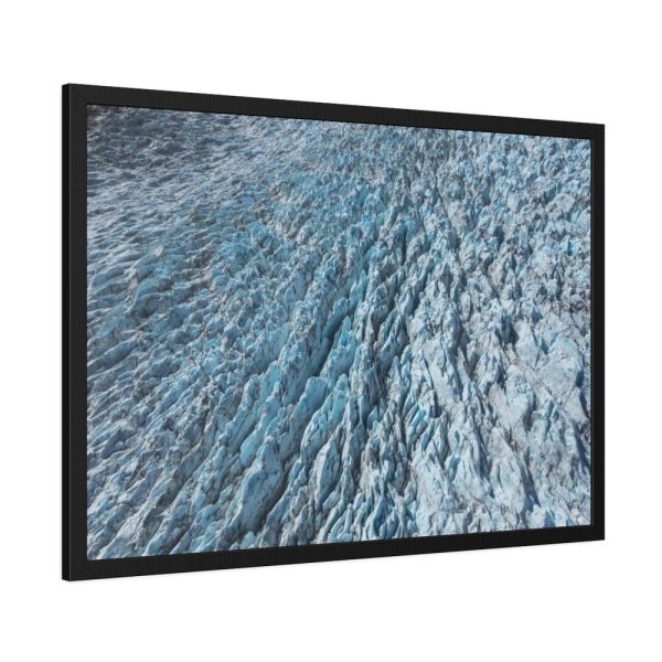 93855-473.jpg Guyot Glacier Crevasses Framed Poster