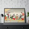 93855-487.jpg Japanese Women by Utagawa Toyohiro Framed Poster