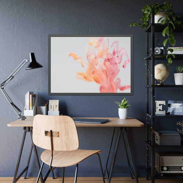 93855-490.jpg Ink Trail Water Framed Poster