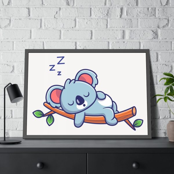 93855-503.jpg Sleeping Koala Framed Poster