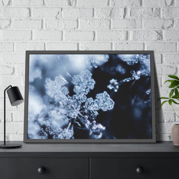93855-507.jpg Closeup on Textured Frost Framed Poster