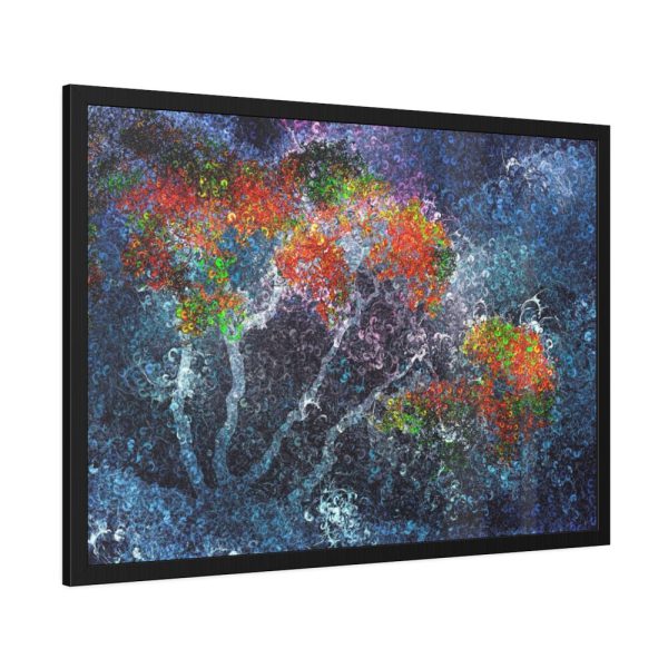 Trees Digital Art Framed Poster
