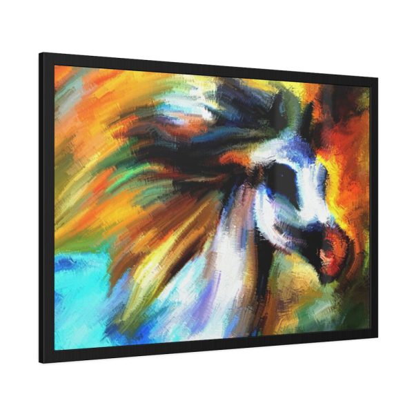 93855-537.jpg Beautiful Horse Head Framed Poster