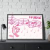 93855-55.jpg Love Music Framed Poster