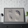 93855-555.jpg Small Footprints in the Sand Framed Poster