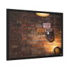 93855-557.jpg Brick Wall with Plate Framed Poster