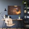93855-558.jpg Brick Wall with Plate Framed Poster