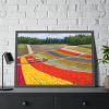 93855-599.jpg Colorful Tulip Field Framed Poster