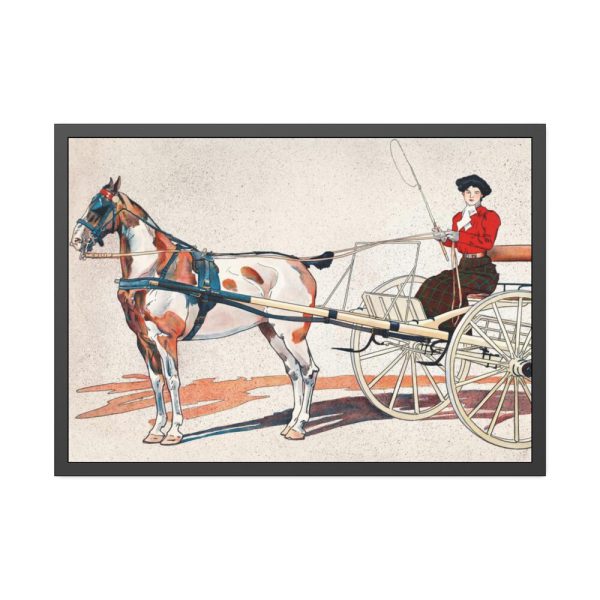 93855-600.jpg A Kentucky Breaking Cart by Edward Penfield Framed Poster