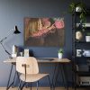 Girl With a Vase of Flowers by Stanislaw Wyspianski Framed Poster