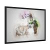 Cat is Lying Down Framed Poster