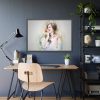 93855-638.jpg Girl with Apple Framed Poster