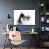 93855-642.jpg Eye Black and White Framed Poster