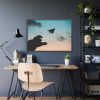 Paper Plane in Sky  Framed Poster