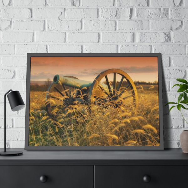 93855-683.jpg Antietam Maryland Cannon Framed Poster