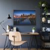 93855-78.jpg Beautiful New York City Sunset Framed Poster