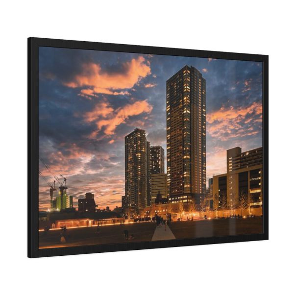 Ikebukuro Tokyo Sunset Framed Poster