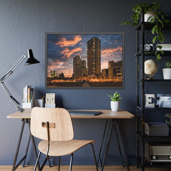 Ikebukuro Tokyo Sunset Framed Poster
