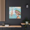 101419-11.jpg Aesthetic Vintage Woman at the Beach Standard Canvas