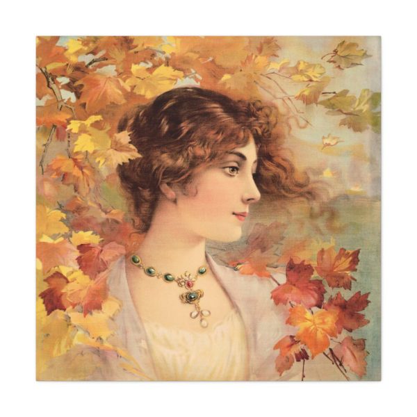 101419-13.jpg Aesthetic Woman in Autumn Standard Canvas