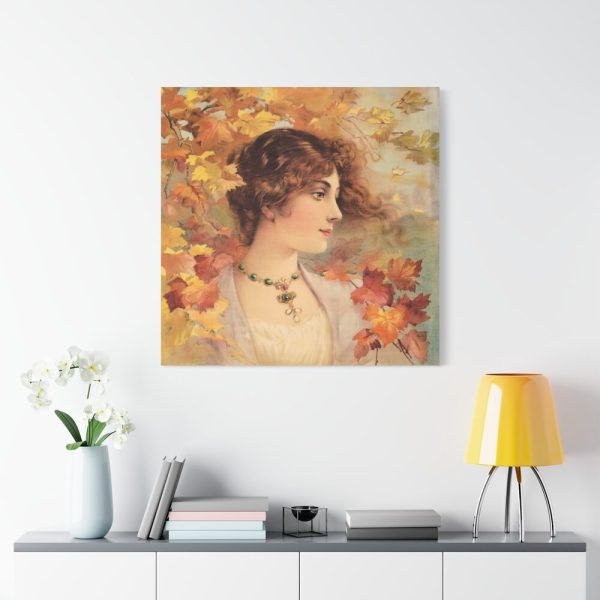 101419-14.jpg Aesthetic Woman in Autumn Standard Canvas