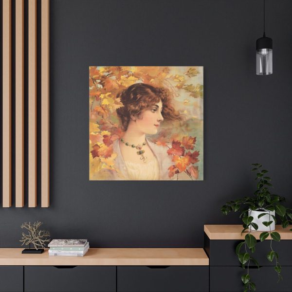 101419-15.jpg Aesthetic Woman in Autumn Standard Canvas
