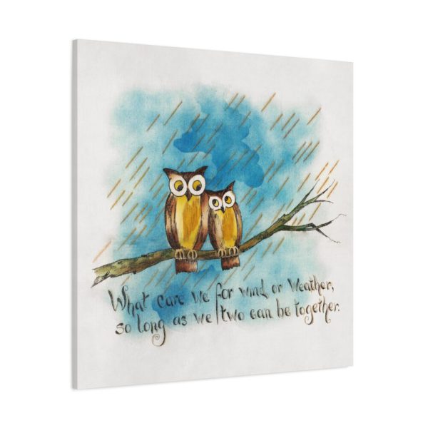 101419-20.jpg Owls on a Branch Standar Canvas