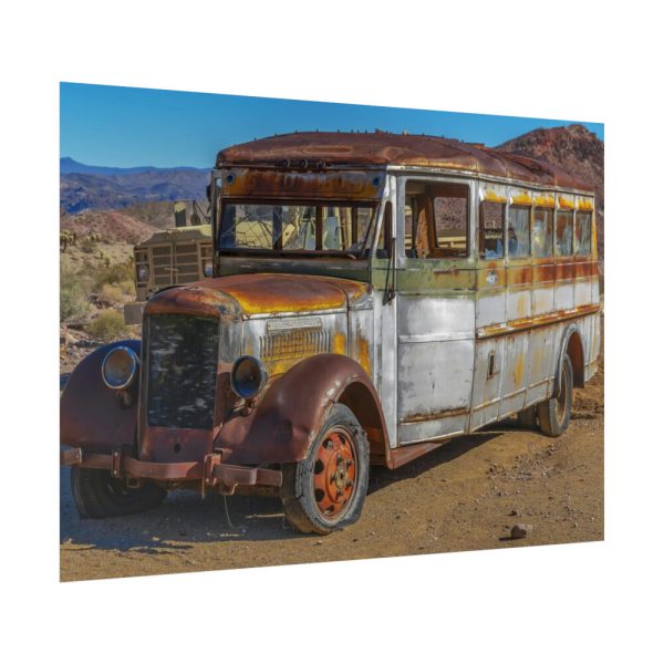 Old Rustic Truck in Nevada Poster