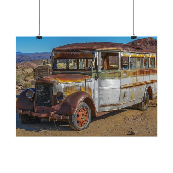 Old Rustic Truck in Nevada Poster