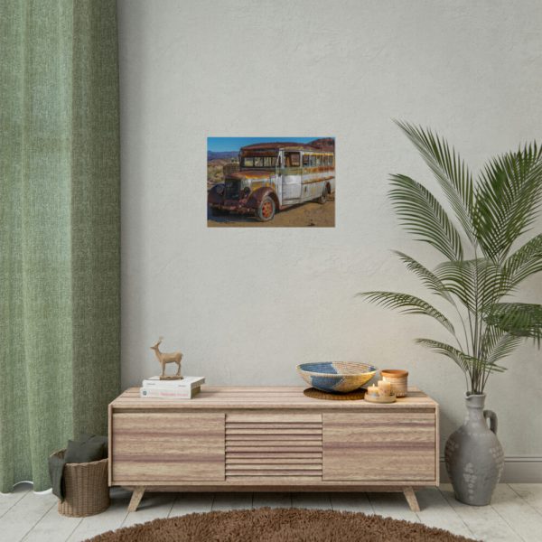 Old Rustic Truck in Nevada Poster