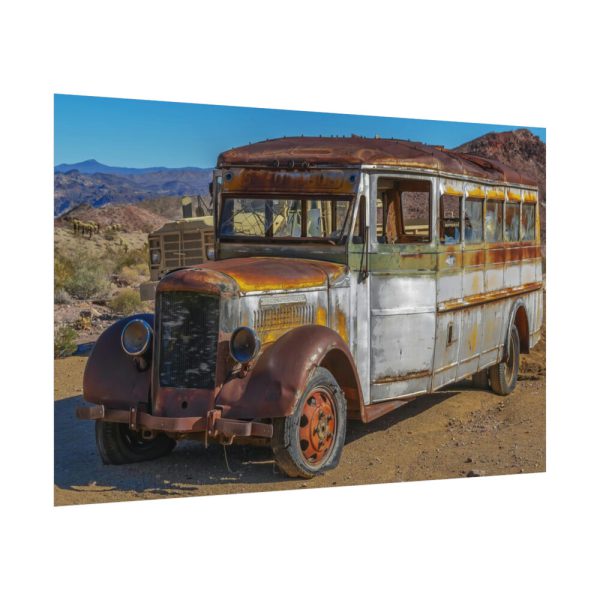 Old Rustic Truck in Nevada Poster