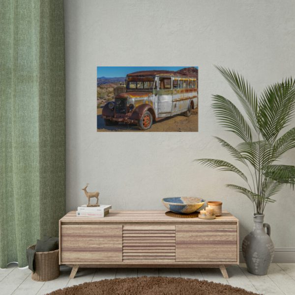 Old Rustic Truck in Nevada Poster