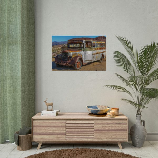 Old Rustic Truck in Nevada Poster