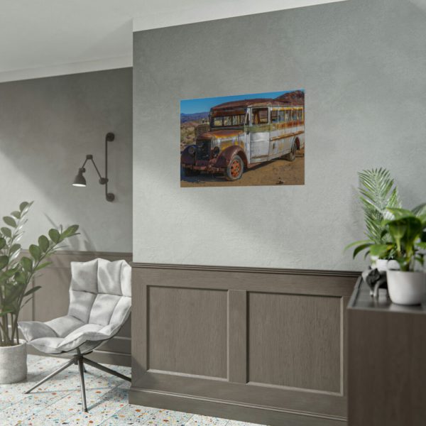 Old Rustic Truck in Nevada Poster