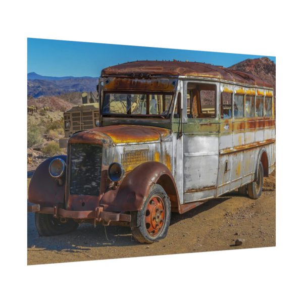 Old Rustic Truck in Nevada Poster