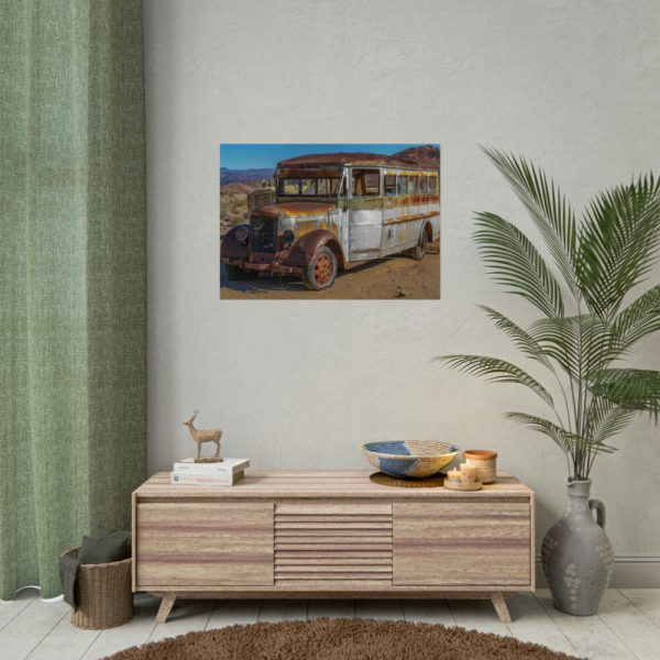 Old Rustic Truck in Nevada Poster