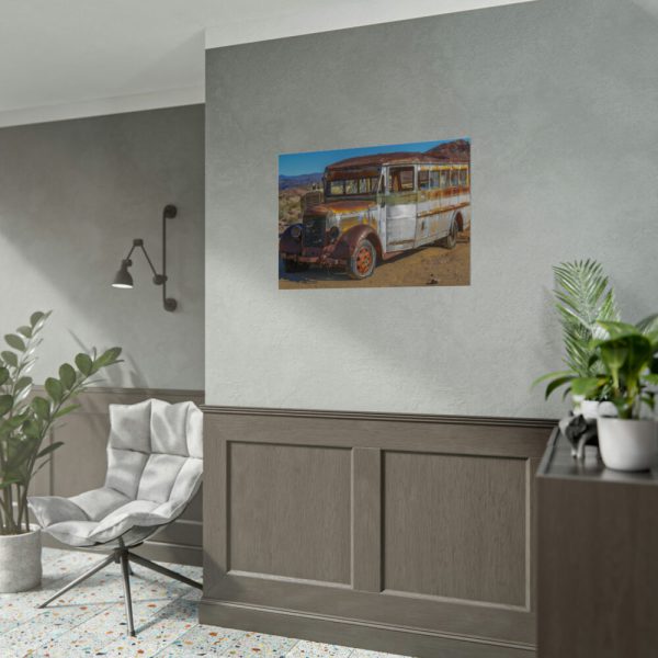 Old Rustic Truck in Nevada Poster