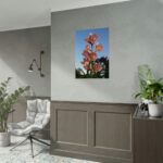Pink Orchid Flowers Poster - Image 240