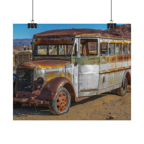 Old Rustic Truck in Nevada Poster