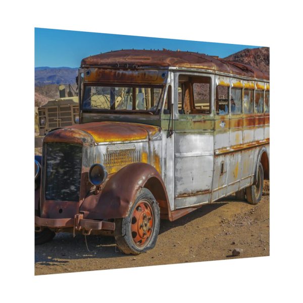 Old Rustic Truck in Nevada Poster