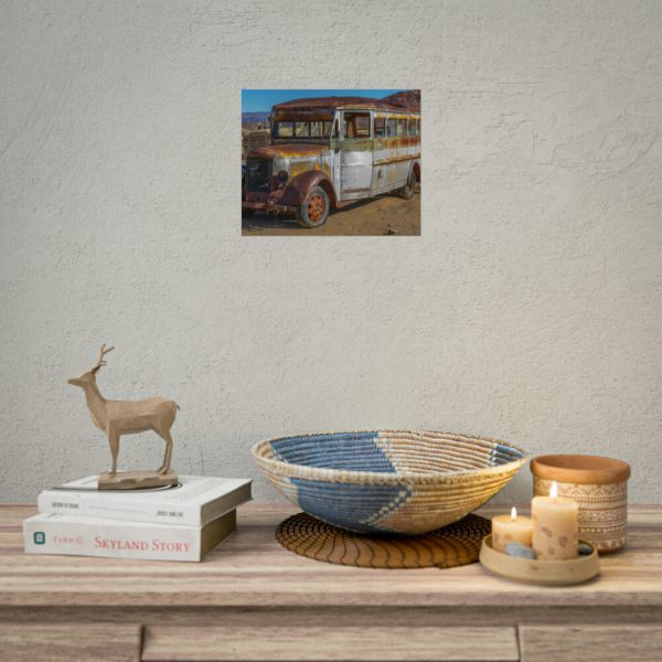 Old Rustic Truck in Nevada Poster