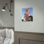 Pink Orchid Flowers Poster - Image 55