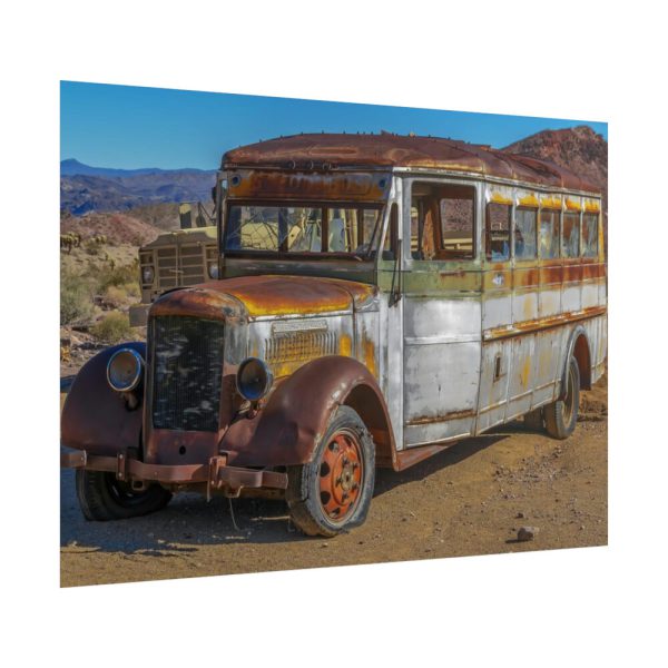 Old Rustic Truck in Nevada Poster