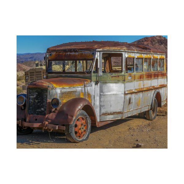 Old Rustic Truck in Nevada Poster