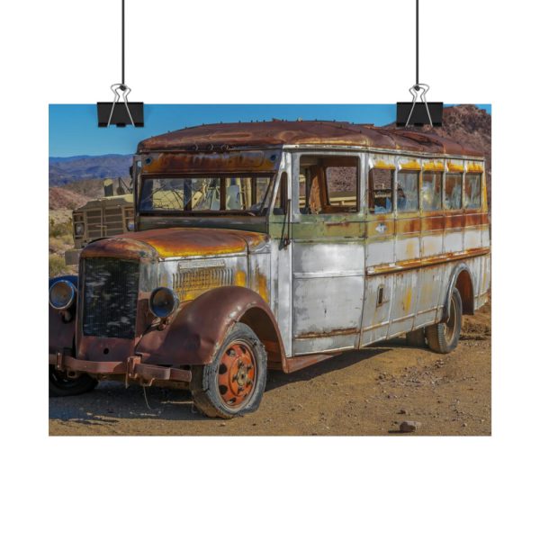 Old Rustic Truck in Nevada Poster