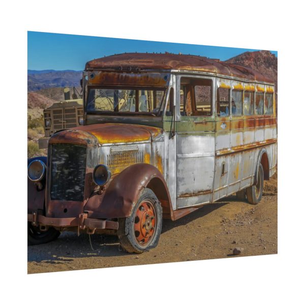 Old Rustic Truck in Nevada Poster
