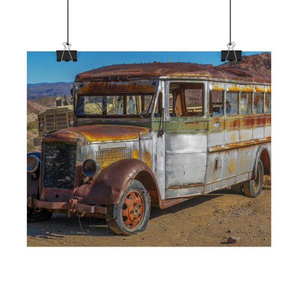 Old Rustic Truck in Nevada Poster